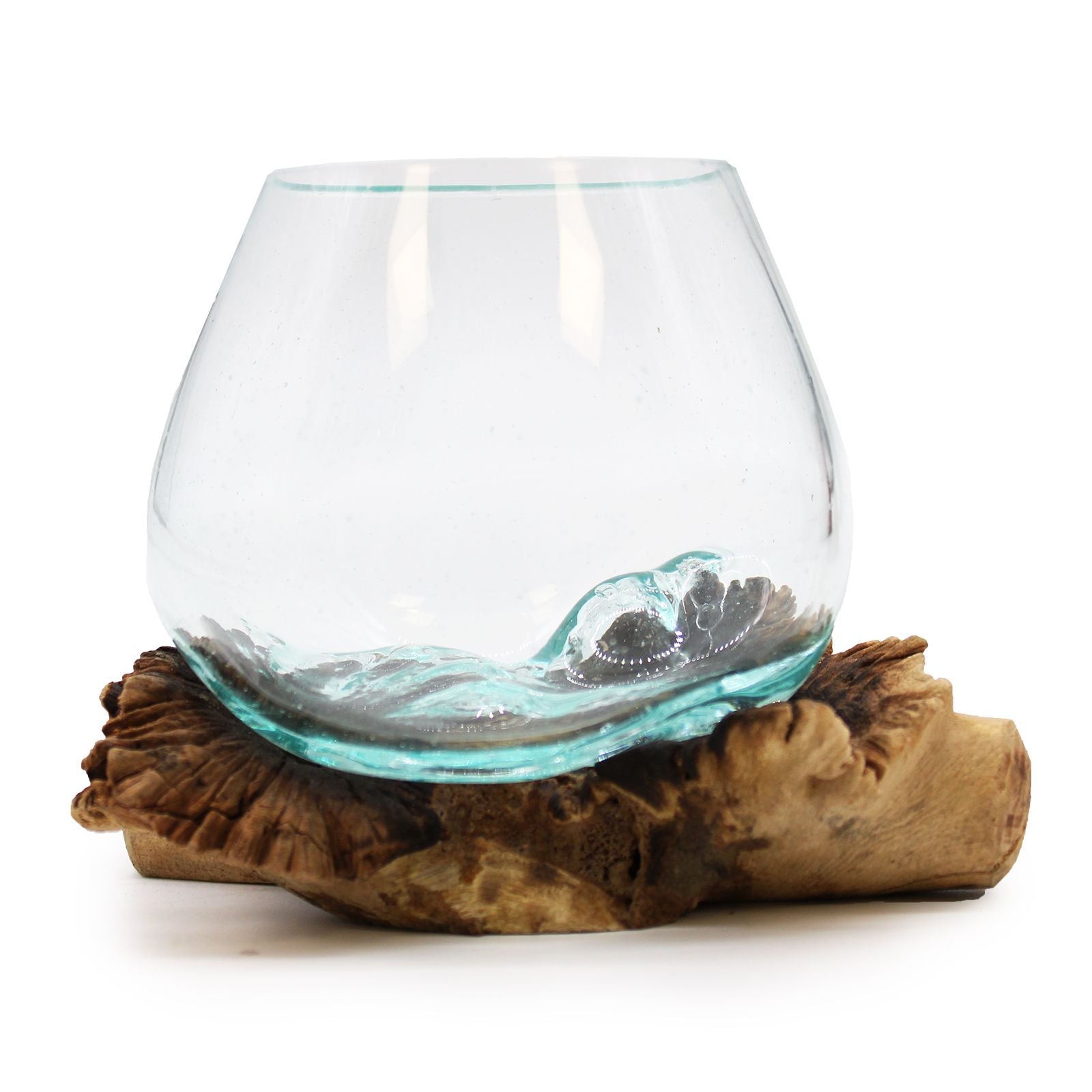 Molten Glass on Wood