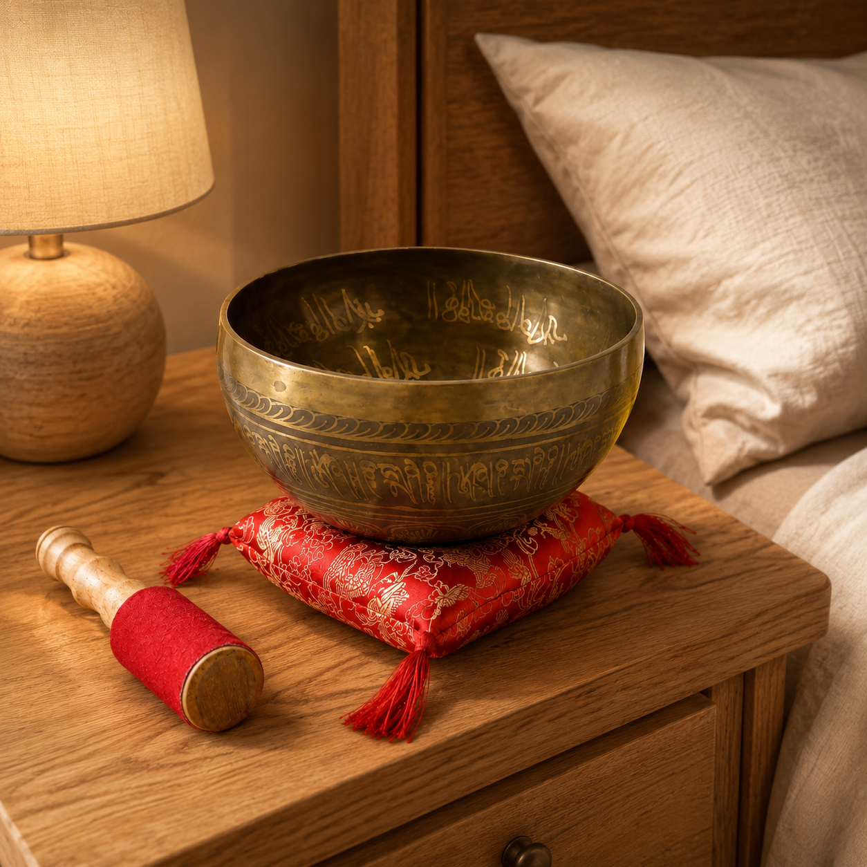 Brass Golden Tara - Special S'Bowl Set 19 cm