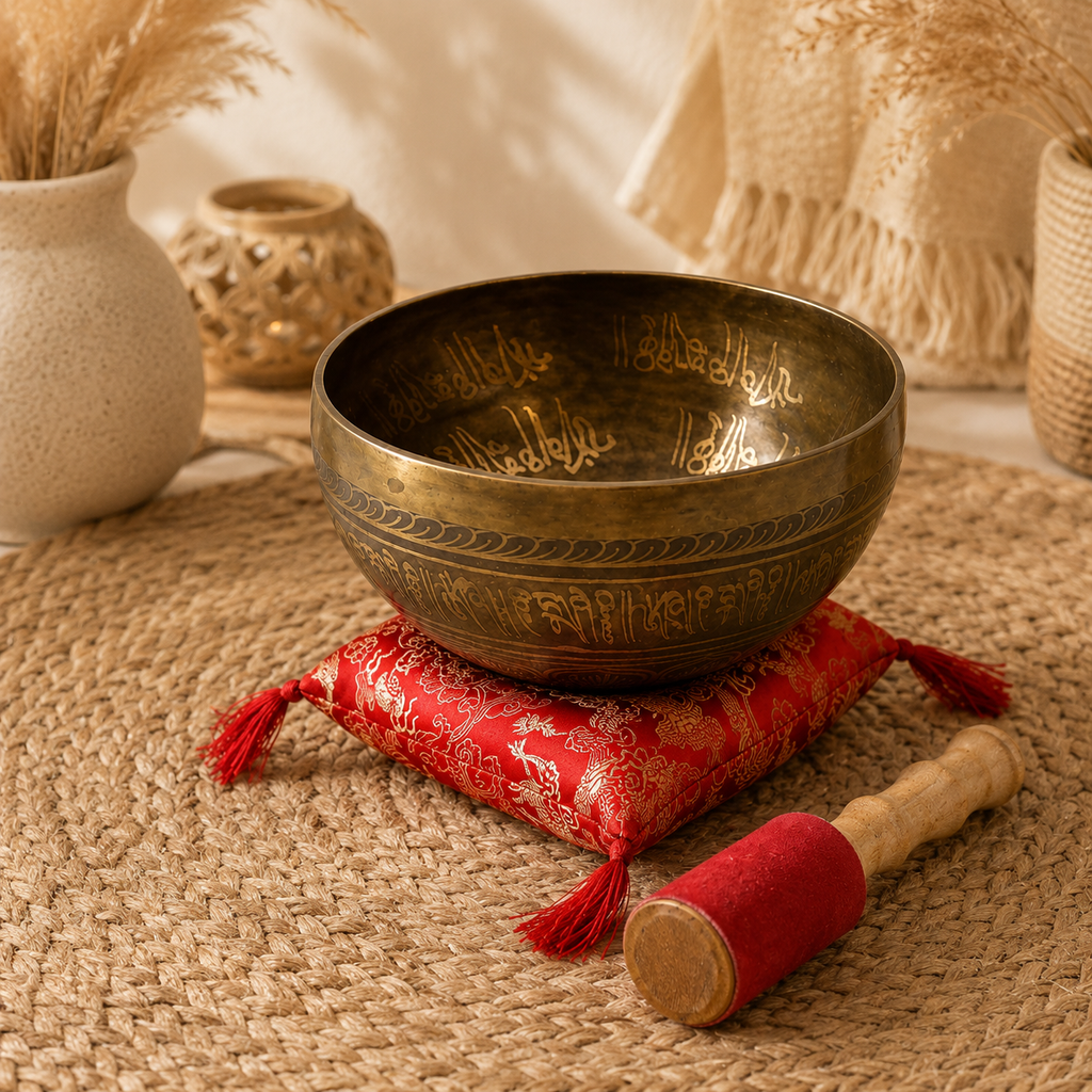 Brass Golden Tara - Special S'Bowl Set 19 cm