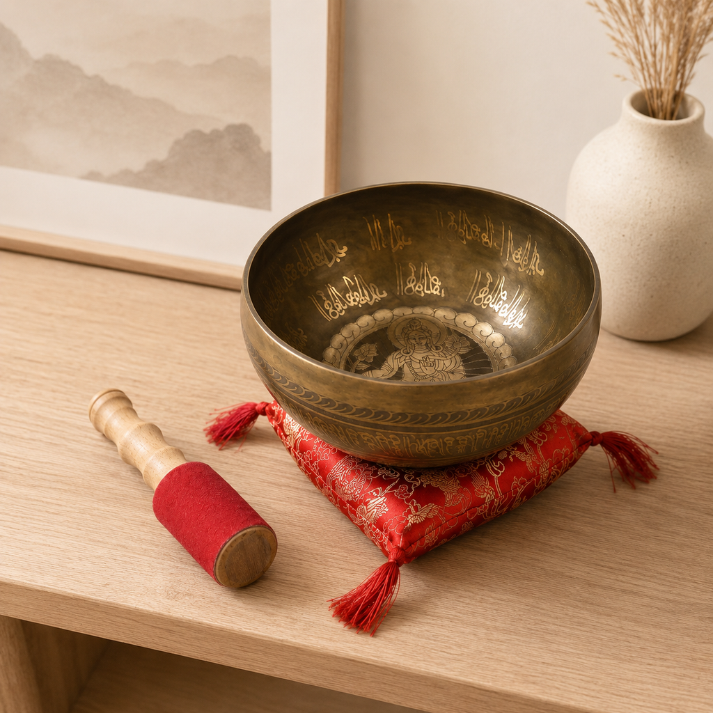 Brass Golden Tara - Special S'Bowl Set 19 cm