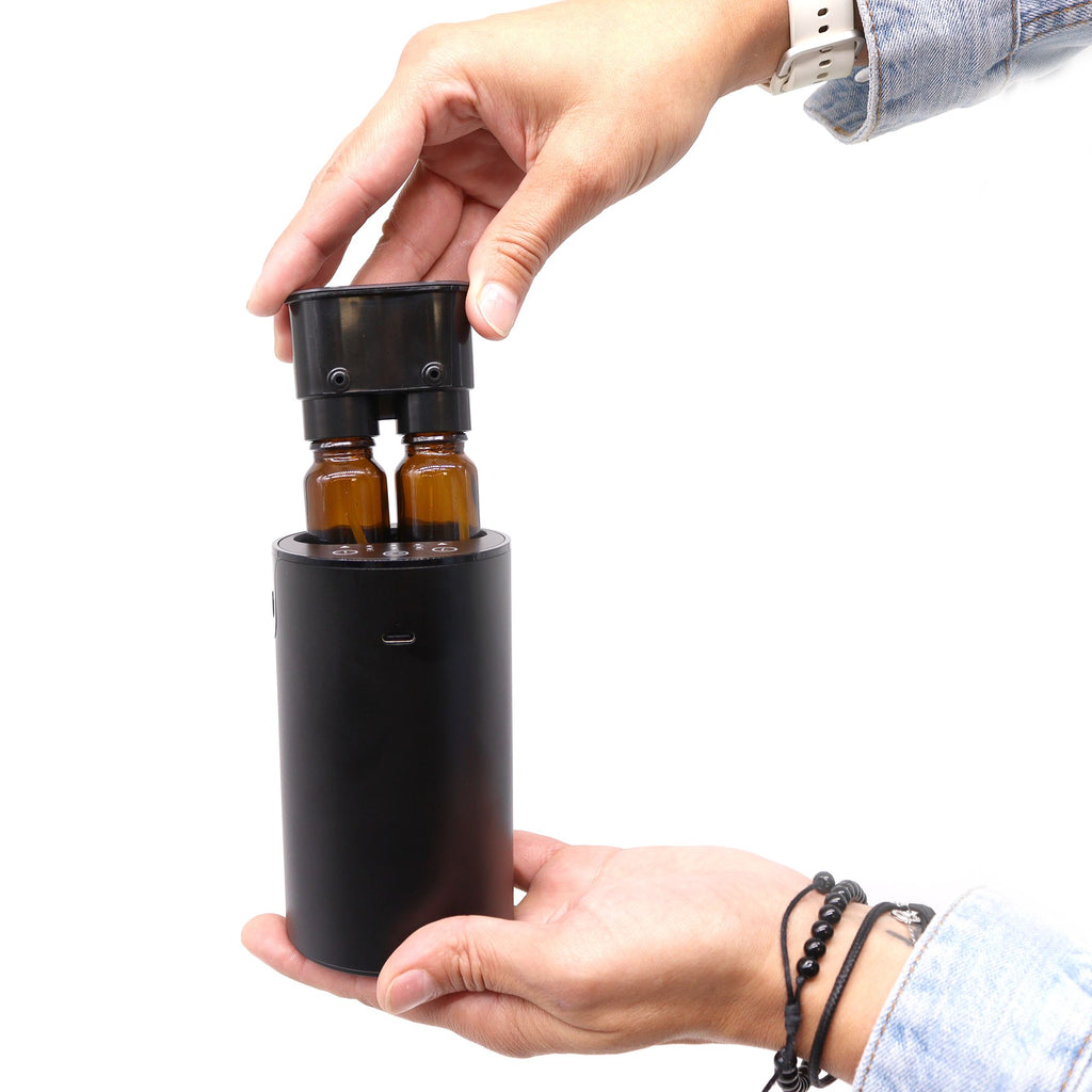 Double Switchable Waterless Essential Oil Nebulizer – USB-C Diffuser (6.9x12cm)