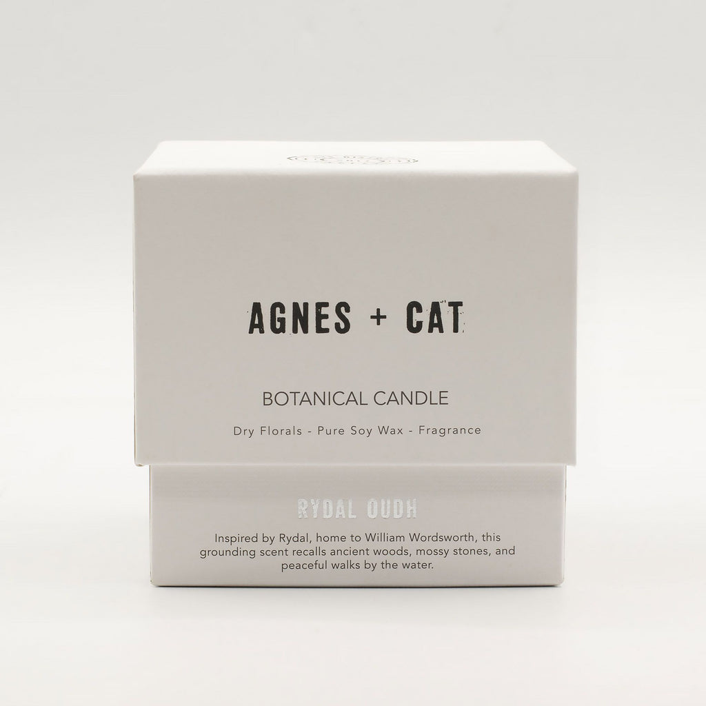 Agnes + Cat Botanical Soy Wax Candle - Rydal Oudh