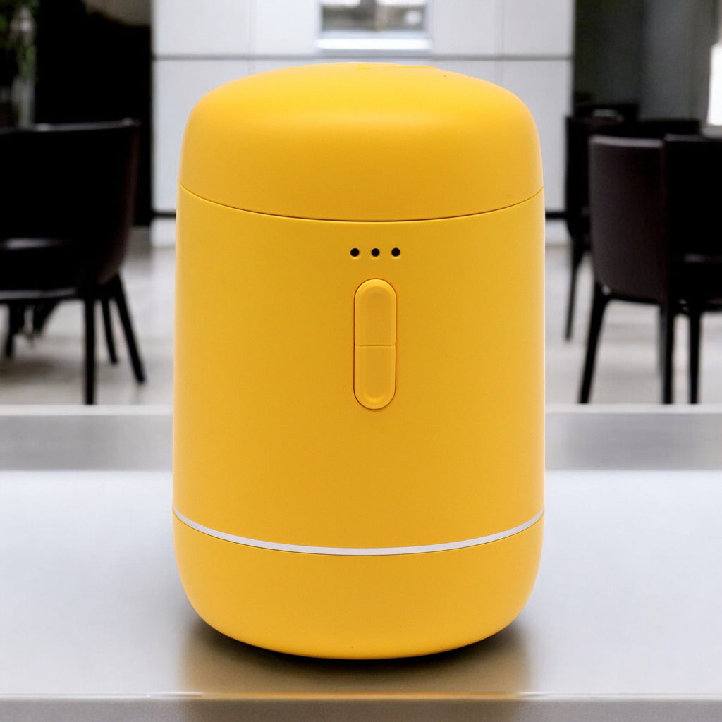 Yellow Essential Oil Diffuser – USB-C Portable Humidifier (10.5x6.5cm)