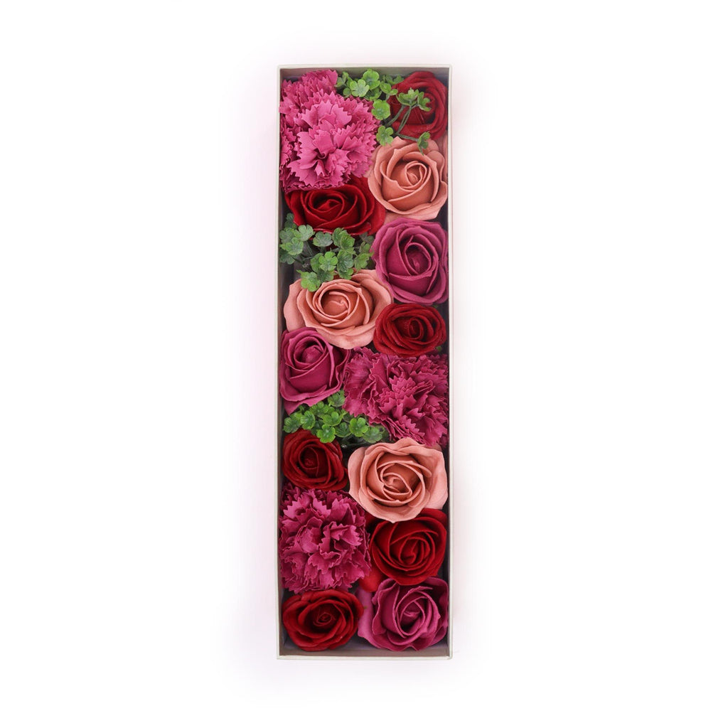 Soap Flower Gift Box (Long Box) - Vintage Roses