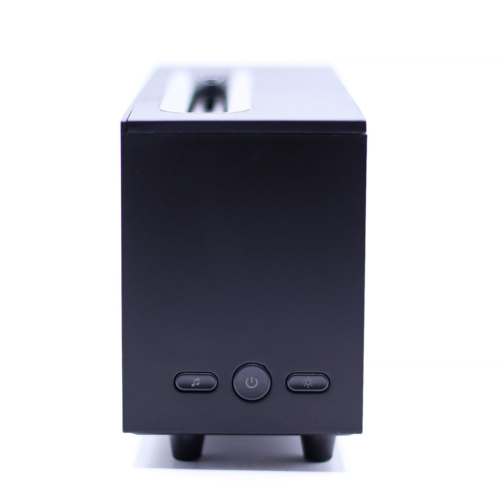 Black Flame Effect Aroma Diffuser with Birdsong – USB Ultrasonic Humidifier (11.5x8x22cm)