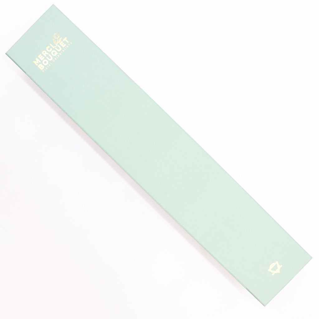 Soap Flower Gift Box (Extra Long Box) - Wedding Blessings - White & Ivory