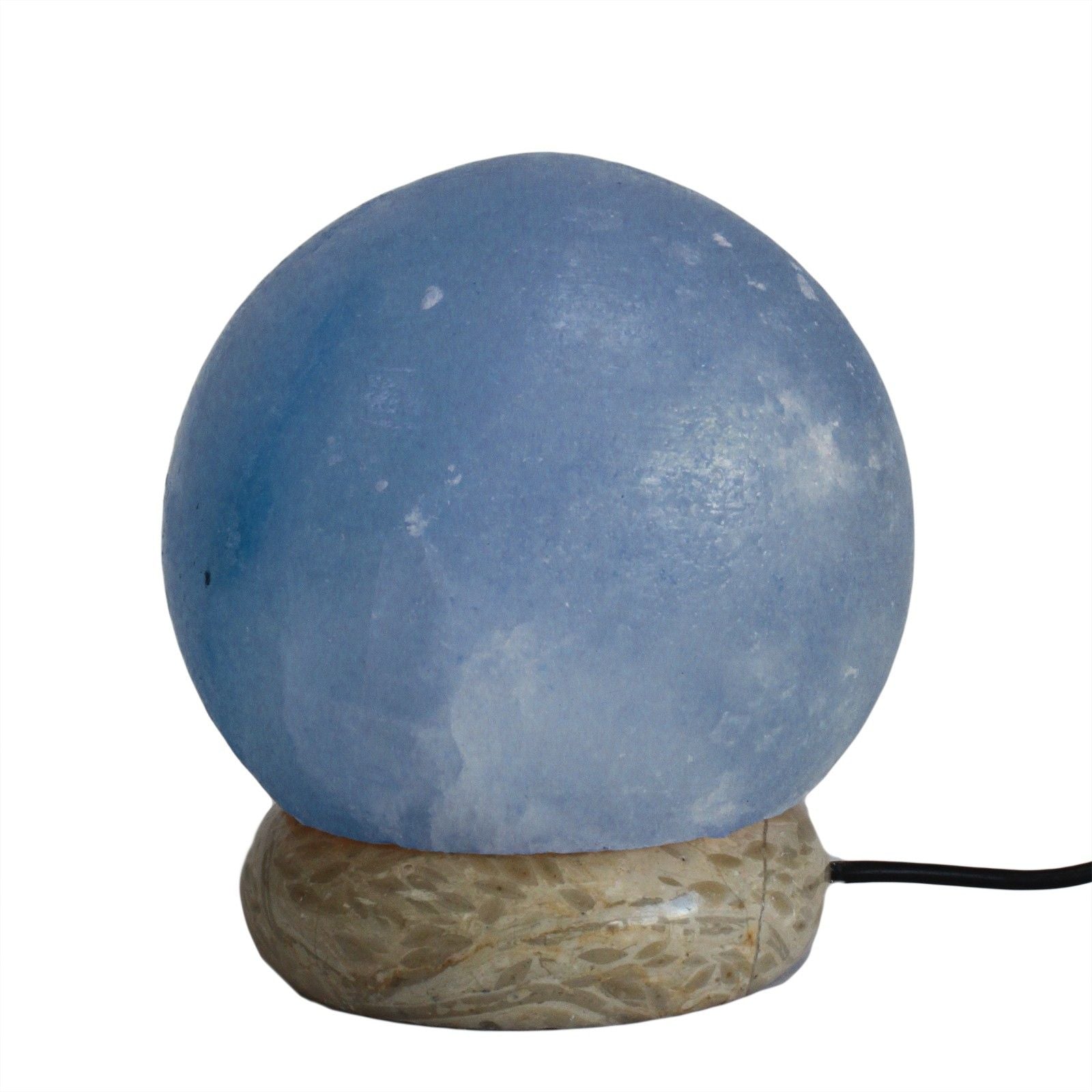 Quality USB Ball Salt Lamp - 8 cm (multi)  USB connector which  is 150 cm long