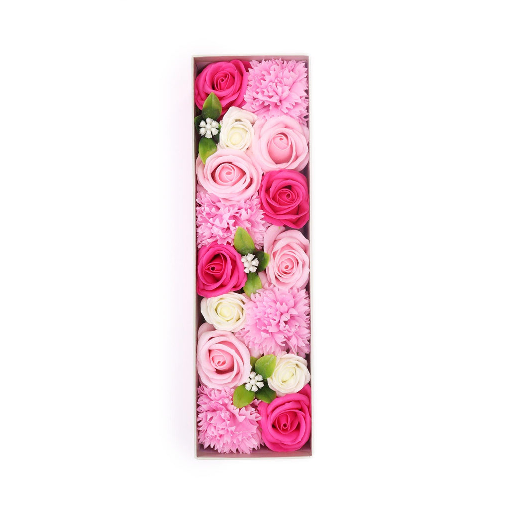 Soap Flower Gift Box (Long Box) - Baby Blessings - Pinks