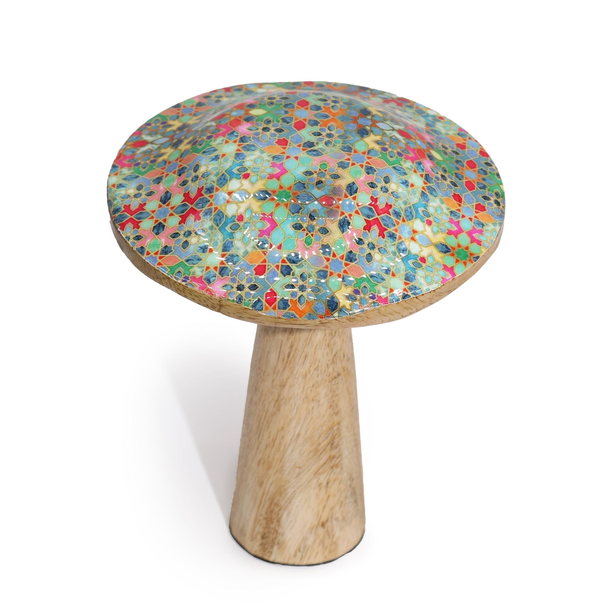 Med Wooden Mushroom - Mediterranean Tile Pattern – Medium