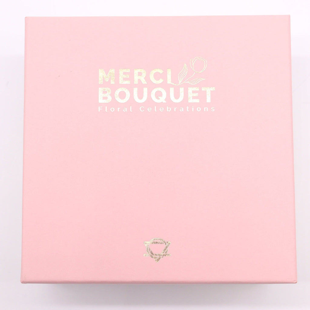 Soap Flower Gift Box (Square Box) - Baby Blessings - Pinks
