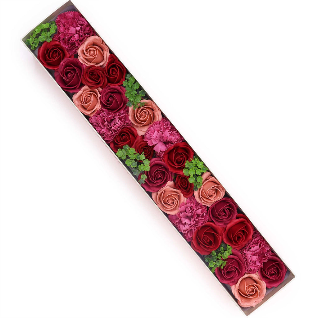 Soap Flower Gift Box (Extra Long Box) - Vintage Roses