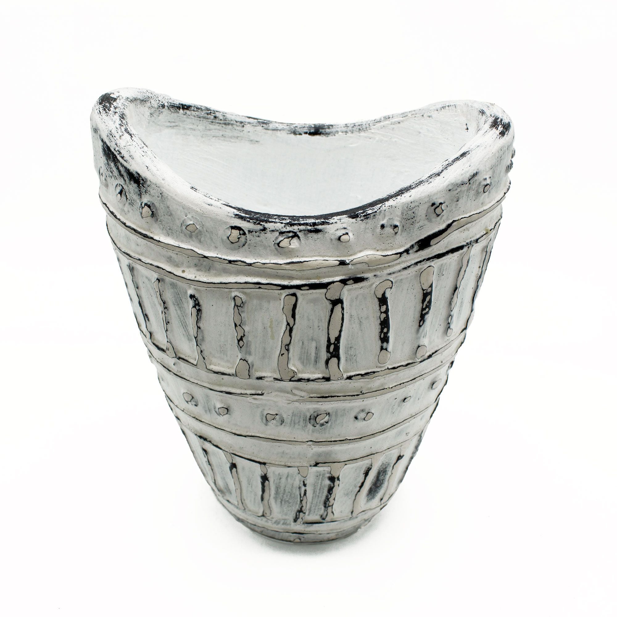 Handmade Lombok Ceramic Ceramic Vase – Cream – Indonesian Artisan Pottery UK