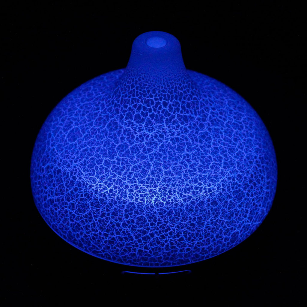 Santorini Atomiser – Shell Effect 7-Color LED & USB Timer (400ml, 15.5x16cm)