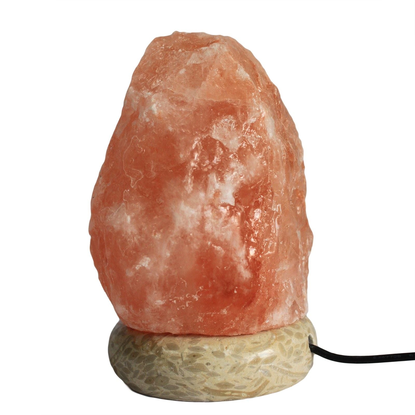 Quality USB Natural Salt Lamp - 11.5 cm Random Colours USB connector which  is 150 cm long