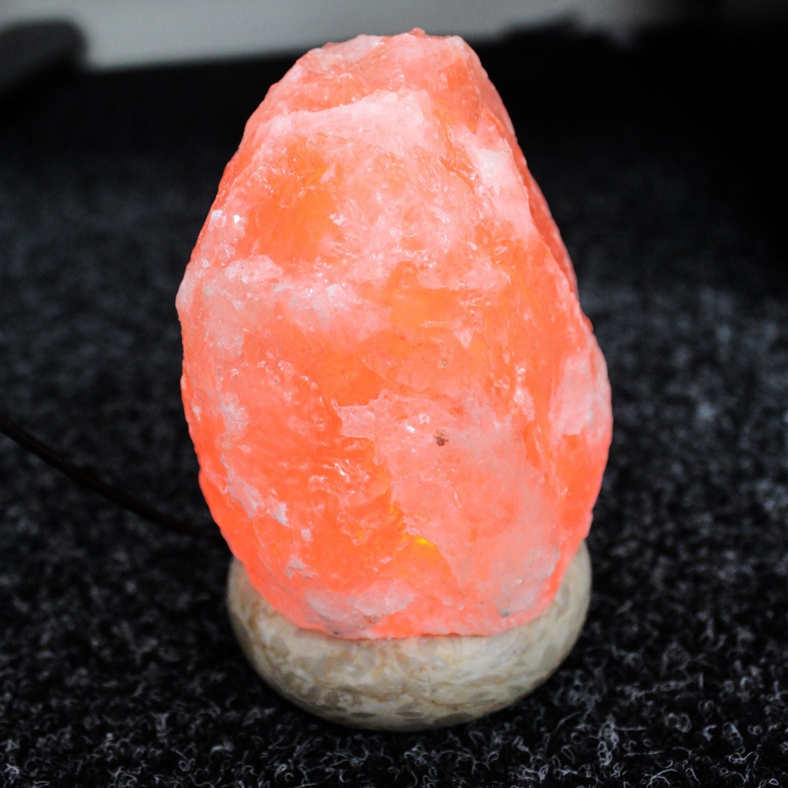 Quality USB Natural Salt Lamp - 11.5 cm (single) USB connector which  is 150 cm long