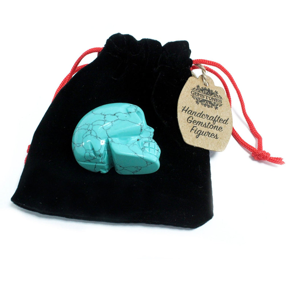 Gemstone Skull - Turquiose