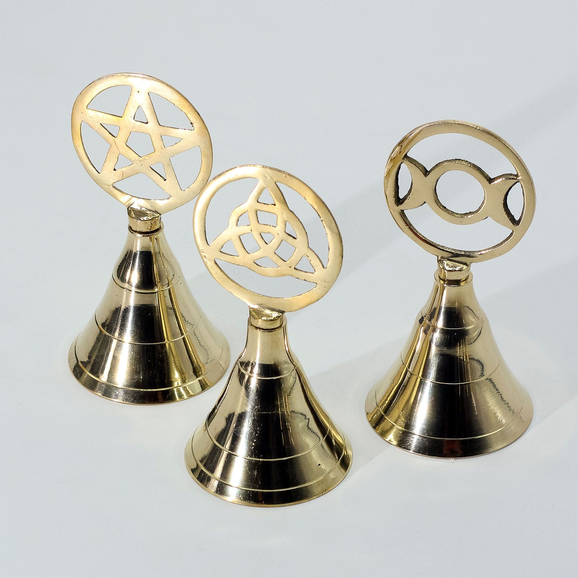 Altar Brass Bell - Triquetra