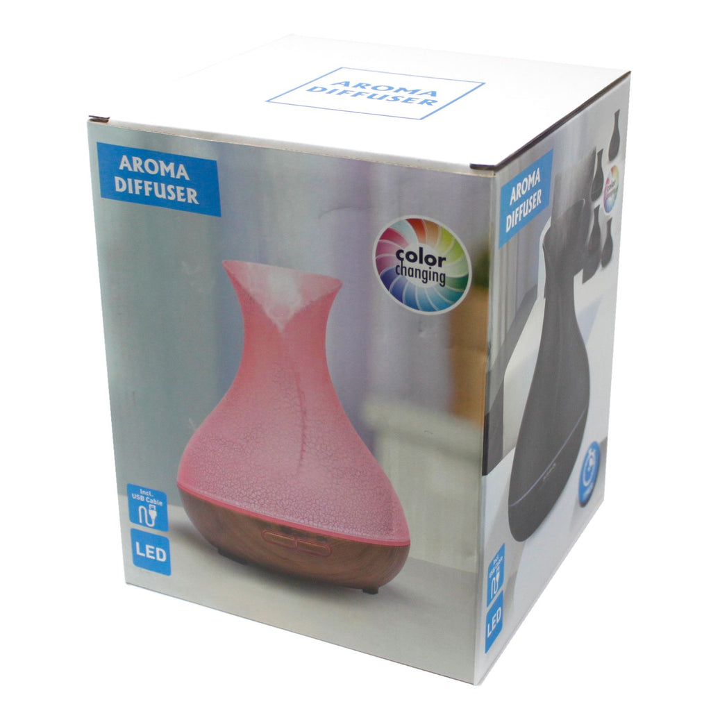 Palma Atomiser – Shell Effect 7-Color LED & USB Timer (400ml, 16.5x21.5cm)